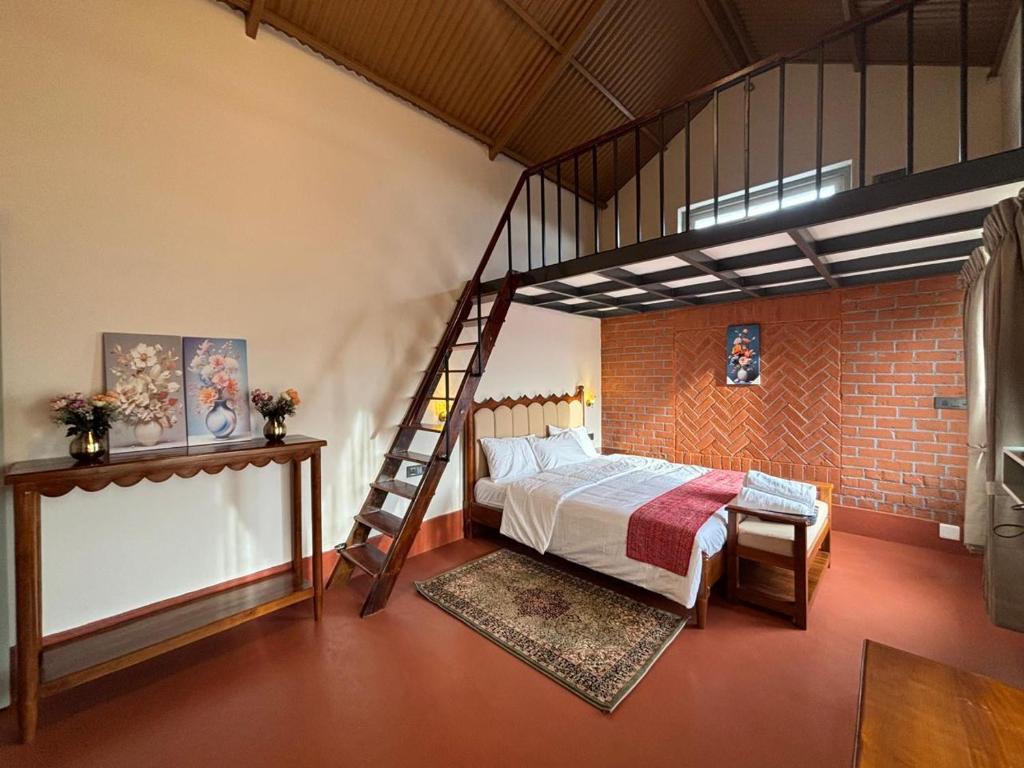 Room with attic